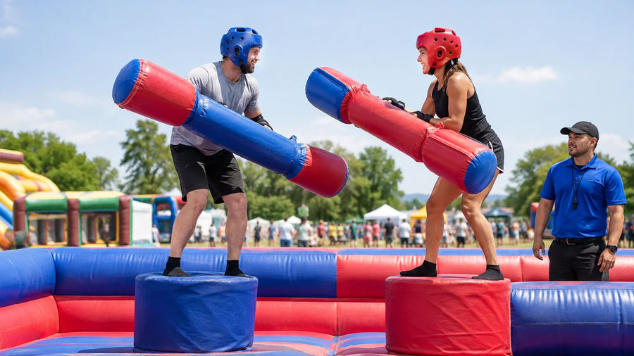 Interactive Inflatable Game Safety: Supervision, Padding & Fair Play