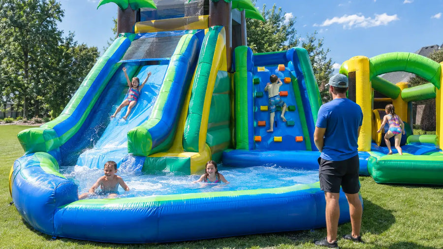 Water Combo Safety: Multi-Zone Supervision & Wet Climb Hazards