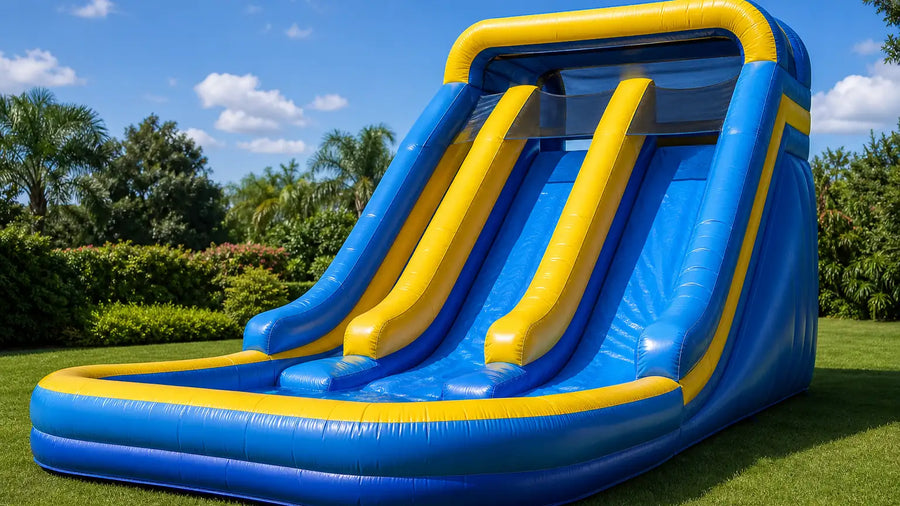 Single vs. Double Lane Water Slides: Which Sells More Rentals?
