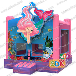 GB-105 Mermaid bounce house