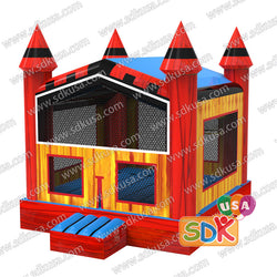 GC-181 Red marble bounce house