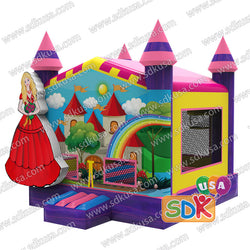 GC-187 Princess bounce house