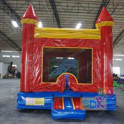 GC-193   Red and blue marble bounce house