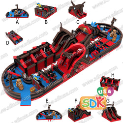 GO-077  Pirate giant obstacle course