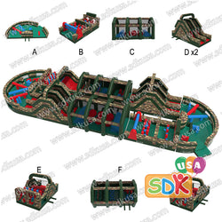 GO-078  Camo giant obstacle course