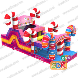GO-100  Candy obstacle course