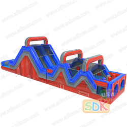 GO-215  Red and Blue obstacle course