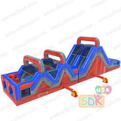 GO-215  Red and Blue obstacle course