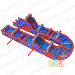 GO-219  Red and Blue obstacle course