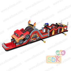GO-224   Monster truck obstacle course