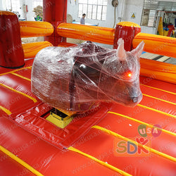 GSP-266  Inflatable Mechanical Rodeo Bull with roof