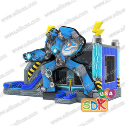 GWC-113  Blue robot combo wet and dry