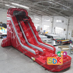 GWS-449  22ft red marble water slide