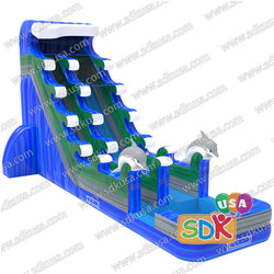 GWS-456  Dolphin wave water slide