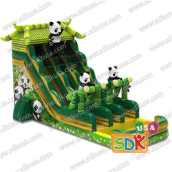 GWS-457  Panda water slide dual lane