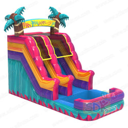GWS-493  Island Flow Palms Water Slide