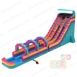 GWS-498   Tropical water slide + Slip & Slide