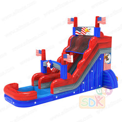GWS-505   Stars & Stripes Water Slide