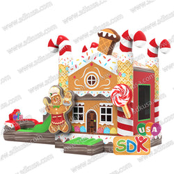 GX-062  Gingerbread house water combo