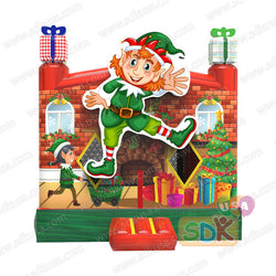 GX-077  Christmas Elf bounce house