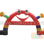 Happy face arch
