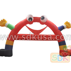 Happy face arch