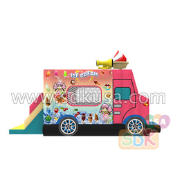 Ice cream bounce combo with slide