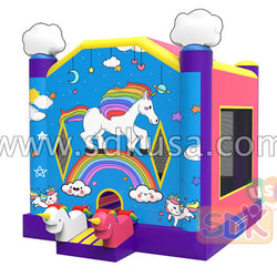 GB-395 Unicorn bounce house