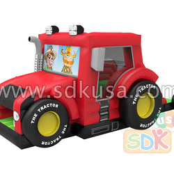 GB-399 Tractor bounce house combo