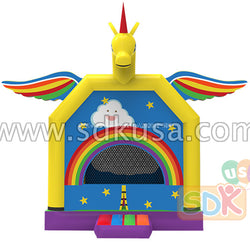 GB-455 Unicorn bounce house