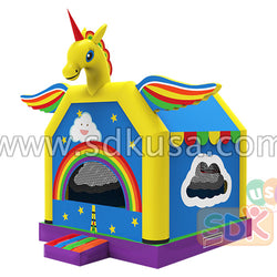 GB-455 Unicorn bounce house