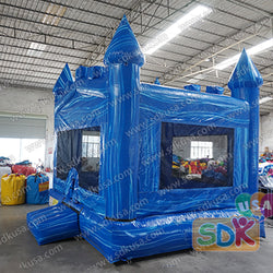 GC-107 Inflatable blue marble castle