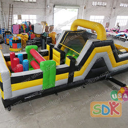 GO-019 Inflatable ninja warrior course