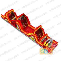 GO-053  Yellow and red marble obstacle course