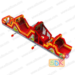 GO-053  Yellow and red marble obstacle course