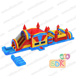 GO-068   Marble Color Obstacle With Detachable Pool And Stopper