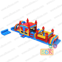 GO-068   Marble Color Obstacle With Detachable Pool And Stopper