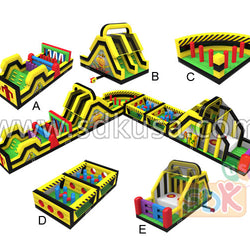 L shape Obstacle course run