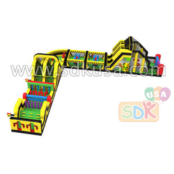 L shape Obstacle course run