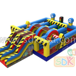 Street challenge obstacle course