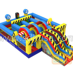 Street challenge obstacle course