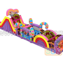 Candy obstacle course