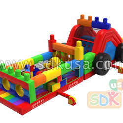 GO-190 Building blocks obstacle course