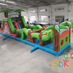 GO-195  Jungle obstacle course