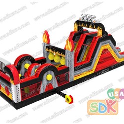 GO-007  Racing car obstacle course