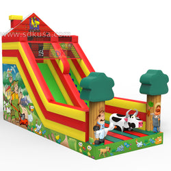 GS-206 Inflatable farm slide
