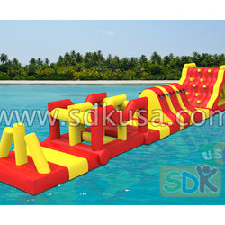 Water obstacle course