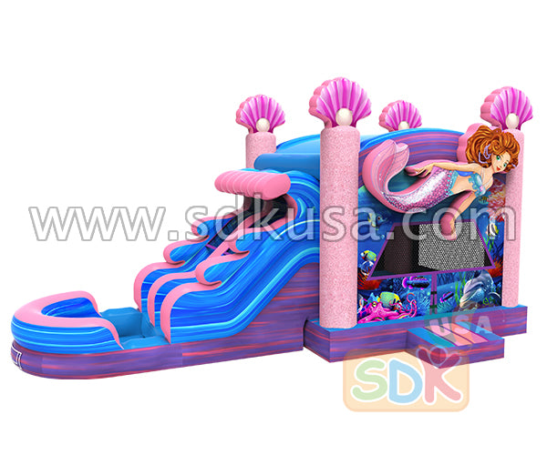 GWC-024 3D mermaid inflatable combo - SDKUSA