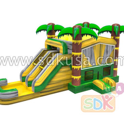 GWC-025 Palm trees inflatable combo