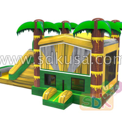 GWC-025 Palm trees inflatable combo